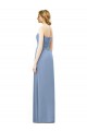 Cheap Strapless Long Chiffon Bridesmaid Dress with Sweetheart Neckline Canada