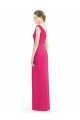 Cheap One Shoulder Long Chiffon Bridesmaid Dress Canada