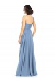 Cheap One Shoulder Long Chiffon Bridesmaid Dress with Sweetheart Bodice Canada