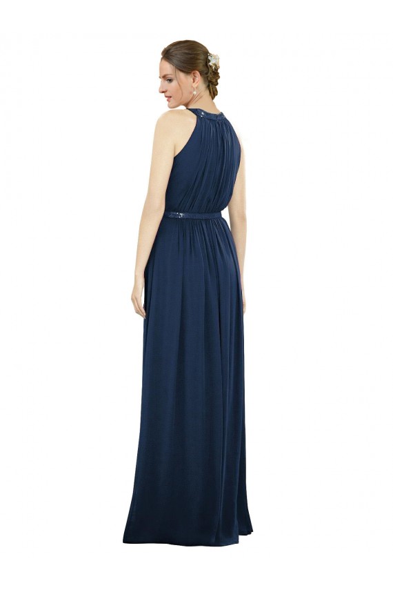 Cheap Vintage Full-Length Sleeveless Chiffon Bridesmaid Dress  Canada