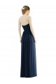 Cheap Low Back Draped Strapless Chiffon Bridesmaid Dress  Canada