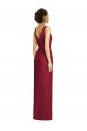 Cheap Draped V-Neck Cocktail Length Chiffon Bridesmaid Dress Canada