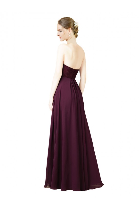 Cheap Dreamy Lace Over Chiffon Bridesmaid Dress Canada