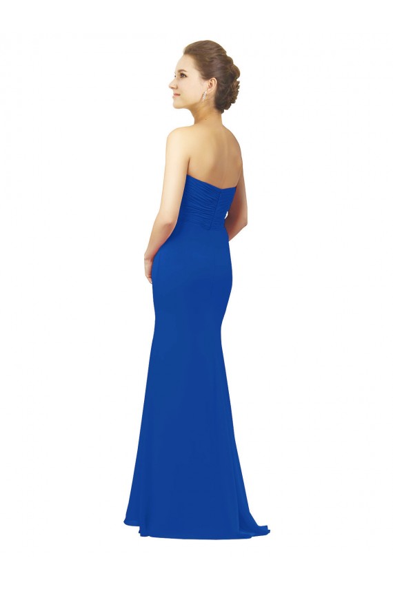 Cheap Elegant Chiffon Bridesmaid Dress with Matching Tie Canada