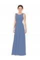 Cheap Luxe Chiffon Bridesmaid Dress with Illusion and Sweetheart Neckline Canada
