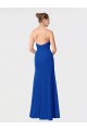Cheap Full Length Sweetheart Chiffon Bridesmaid Dress with Ruched Bodice Canada