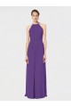 Cheap Long Chiffon Spaghetti Strap Halter Bridesmaid Dress Canada