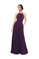 Cheap Elegant Chiffon Bridesmaids Dress with Softly Draped Bodice Canada