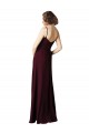 Cheap V-Neck Chiffon Bridesmaid Dress with Twist Front Bodice Canada