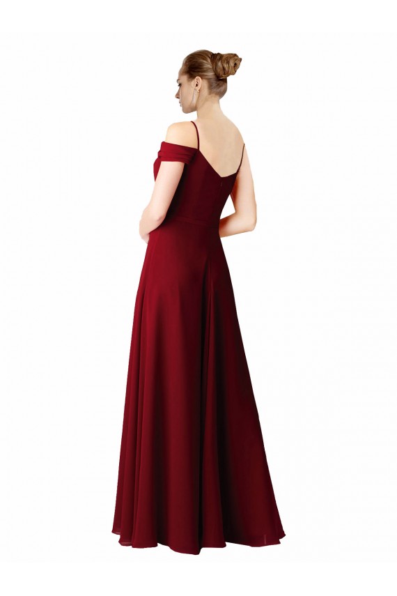 Cheap Chiffon with Beaded Embroidery Bridesmaid Dress Canada