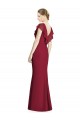 Cheap V-Neck V-Back Long Chiffon Bridesmaid Dress Canada