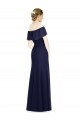 Cheap Off the Shoulder Full-Length Trumpet Chiffon Bridesmaid Dress Canada