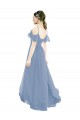 Cheap Pleated One Shoulder A-Line Chiffon Bridesmaid Dress Canada