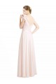 Cheap Sweetheart A-Line Chiffon Bridesmaid Dress with Ruched Lace Bodice Canada