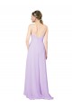 Cheap High-Low Chiffon Bridesmaid Dress with Ruffle Detail Canada