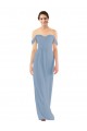 Cheap Sweetheart Neckline Chiffon Off-the-Shoulder Bridesmaid Dress Canada