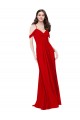 Cheap Cold Shoulder Chiffon Bridesmaid Dress Canada
