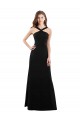 Cheap Chiffon A-Line Bridesmaid Dress with Criss Cross Halter Top Canada