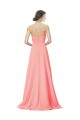 Cheap Strapless Chiffon Bridesmaid Dress with Ruched Sweetheart Neckline Canada