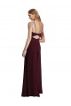Cheap Long Chiffon Bridesmaid Dress with Sweetheart Neckline Canada