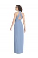 Cheap V-Neck Halter Back Straps Chiffon Bridesmaid Dress Canada
