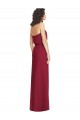 Cheap Full Length Lux Chiffon Blouson Bodice Bridesmaid Dress Canada