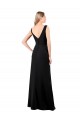 Cheap V-Neckline Chiffon Bridesmaid Dress with Draped Bodice Canada