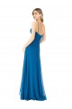 Cheap Simple Sweetheart Chiffon Bridesmaid Dress with Cascading Overlay Canada