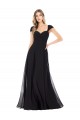 Cheap Sweetheart Cap Sleeves Chiffon Bridesmaid Dress Canada