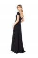 Cheap Sweetheart Cap Sleeves Chiffon Bridesmaid Dress Canada