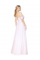 Cheap Off the Shoulder Long Full Length Chiffon Bridesmaid Dress Canada