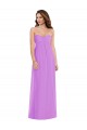 Cheap Empire Waist Twist Shirred Strapless Bridesmaid Dress Canada