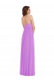 Cheap Empire Waist Twist Shirred Strapless Bridesmaid Dress Canada