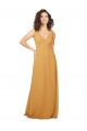 Cheap Boho Chiffon Bridesmaid Dress with Tied Straps Canada