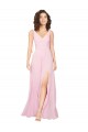 Cheap Chiffon Bridesmaid Dress with Tassel Straps Canada