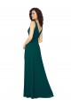 Cheap V-Neck Chiffon Bridesmaid Dress with Front Skirt Slit Canada