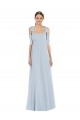 Cheap Tie Shoulder Empire Waist Maxi Bridesmaid Dress Canada