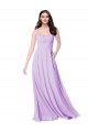 Cheap Chiffon A-Line Chiffon Bridesmaids Dress with Ruched Bodice Canada