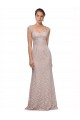 Cheap Sweetheart Neckline Cap Sleeves Lace Bridesmaid Dress with Twist Canada