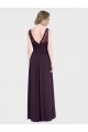 Cheap V-Neck Bridesmaid Dress with Corded Lace Bodice Canada