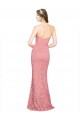 Cheap Fitted Sweetheart Mermaid Lace Bridesmaid Dress Canada
