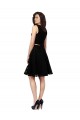 Cheap Two Piece Short Lace Bridesmaid Dress with Jewel Neckline Canada