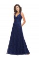 Cheap Chantilly Lace V-Neck Bridesmaid Dress Canada
