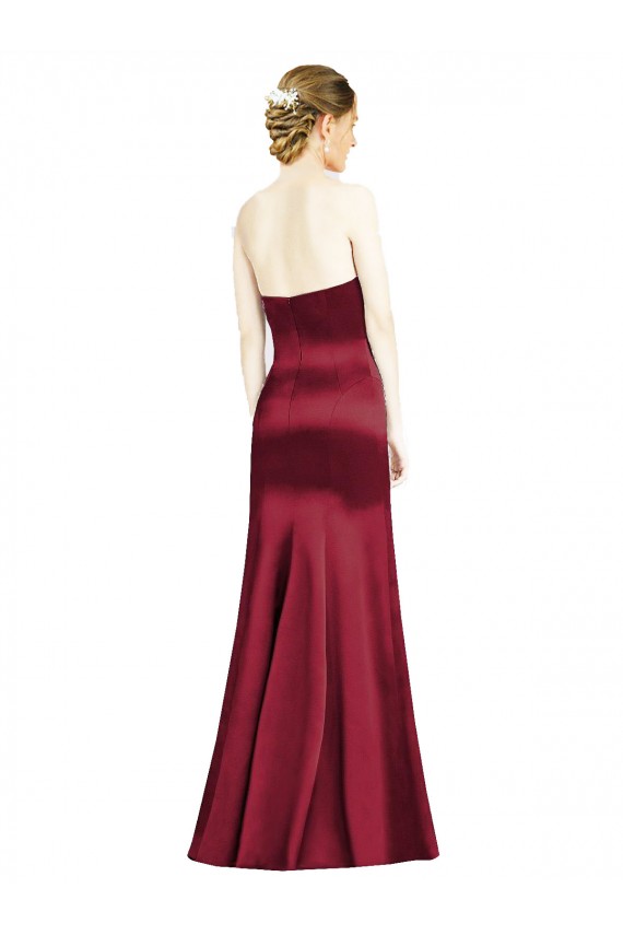 Cheap Sweetheart Neckline Bridemaid Dress with Hips Seamed Detail Canada