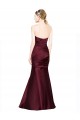 Cheap Mermaid Sweetheart Soft Satin Bridesmaid Dress with Pleats Canada