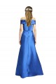 Cheap Sleeveless Off the Shoulder Ball Gown Satin Bridesmaid Dress Canada