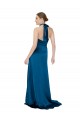 Cheap Halter Neck Silky Satin Bridesmaid Dress Canada