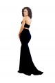 Cheap Two Piece High Neck Crepe Bridesmaid Dress Canada