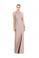 Cheap High Neck Cutout Halter Trumpet Bridesmaid Dress Canada