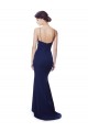 Cheap Deep V-Neck Spaghetti Straps Mermaid Crepe Bridesmaid Dress Canada
